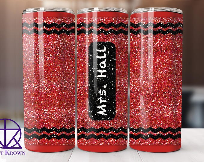 Featured listing image: Glitter Crayon Tumbler