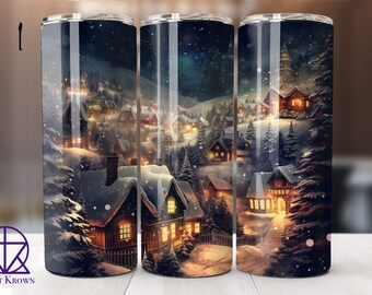 Christmas Village Tumbler