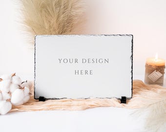 Personal Photo Slate Display; Memorial, Wedding, Family, Baby
