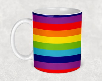 Rainbow mugs