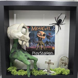 3d Frame retro Medievil sir daniel Diorama retrogaming Figure