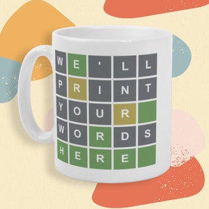 Rude Wordle Game Gift, Funny Wordle Twitter, Swear Words Mug, Daily Word  Game, Online Word Puzzle, Five Letter Words, Funny X Rated Rude Mug -   UK