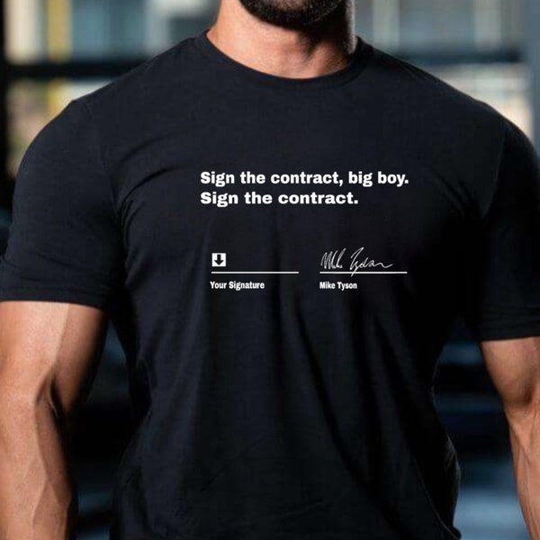 Mike Tyson Jake Paul Sign the contract Unisex T-Shirt