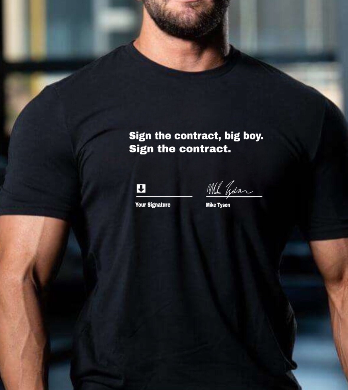 Camiseta unisex Mike Tyson Jake Paul Firma el contrato Etsy Espana