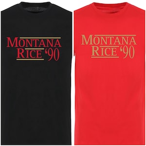 49ers Joe Montana Jerry Rice ‘90s vintage style Tshirt Unisex