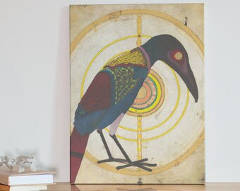 Vogel afdrukbare muurkunst, dierenmuurkunst, digitale kunst, eclectisch, uniek, woondecoratie, galerij