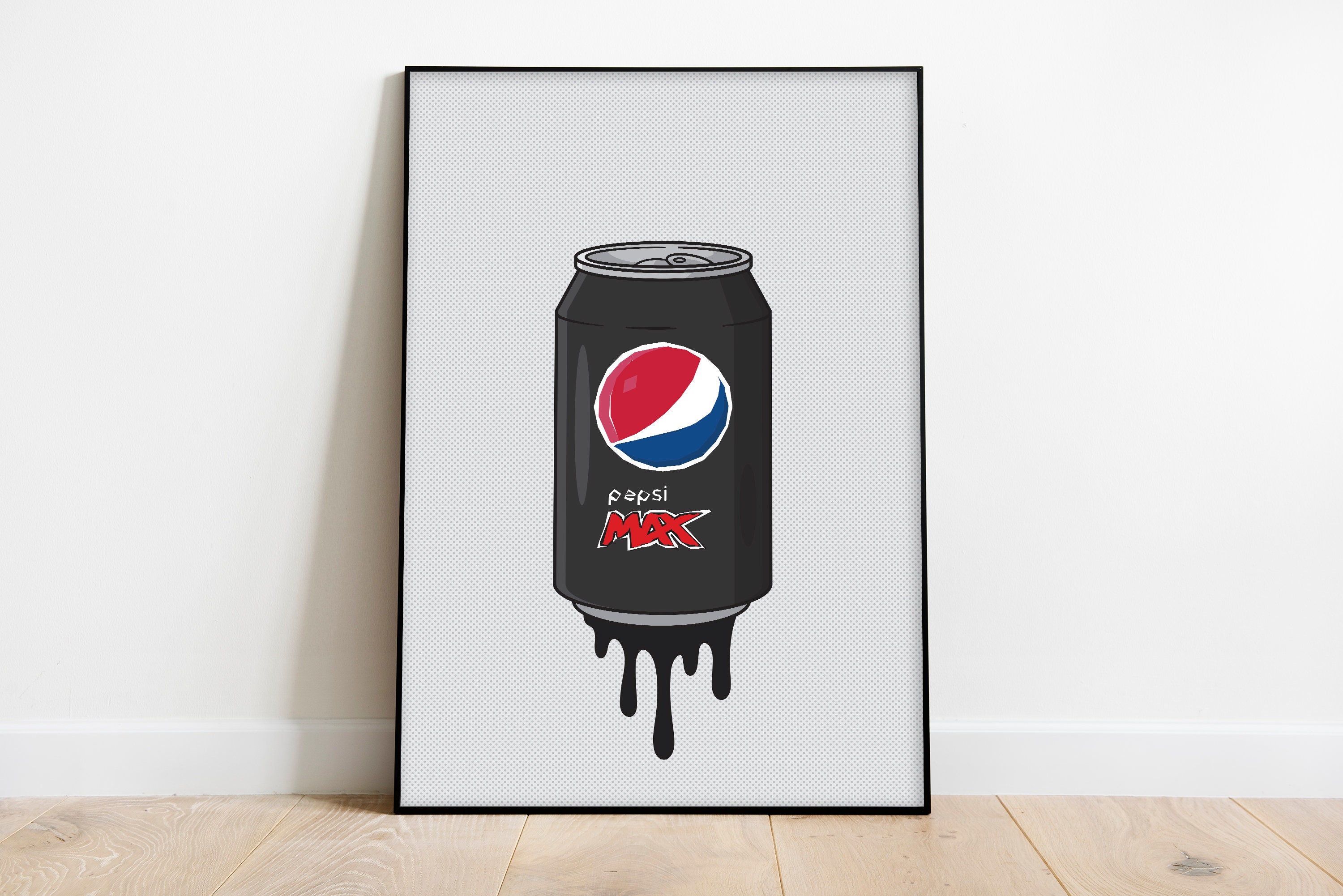 Pepsi Max Soda Art Modern Food Art Printable Wall Art Printable Modern Art  Food Wall Decor Food Home Decor 