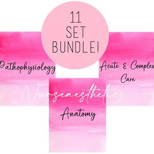 SET OF 11 Nursing Binder Covers