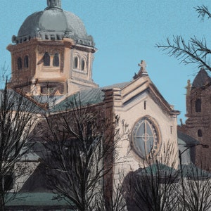 Cathedral Daytime Print