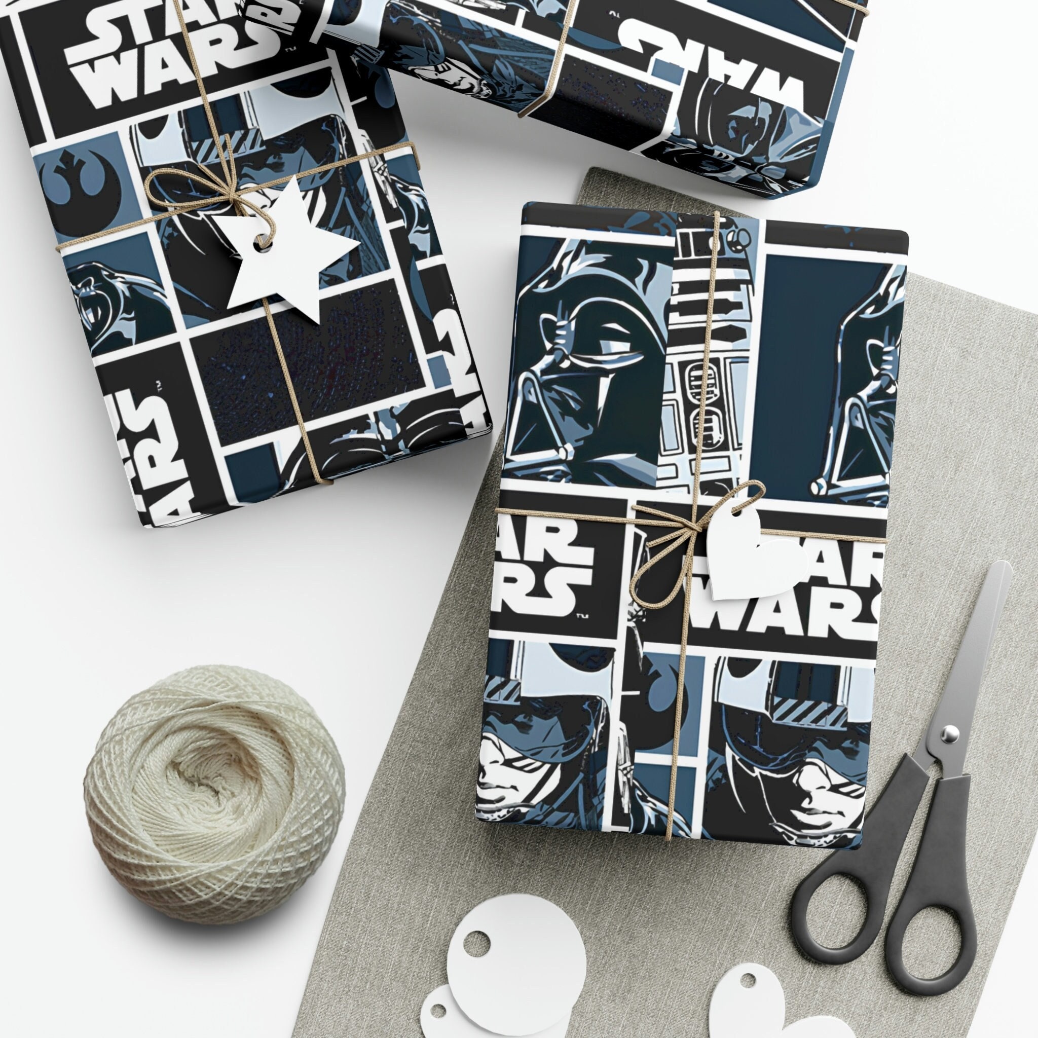Vintage Star Wars Disney Gift Wrap Papers Perfect for Birthday, Christmas,  or Any Special Occasion Gift 