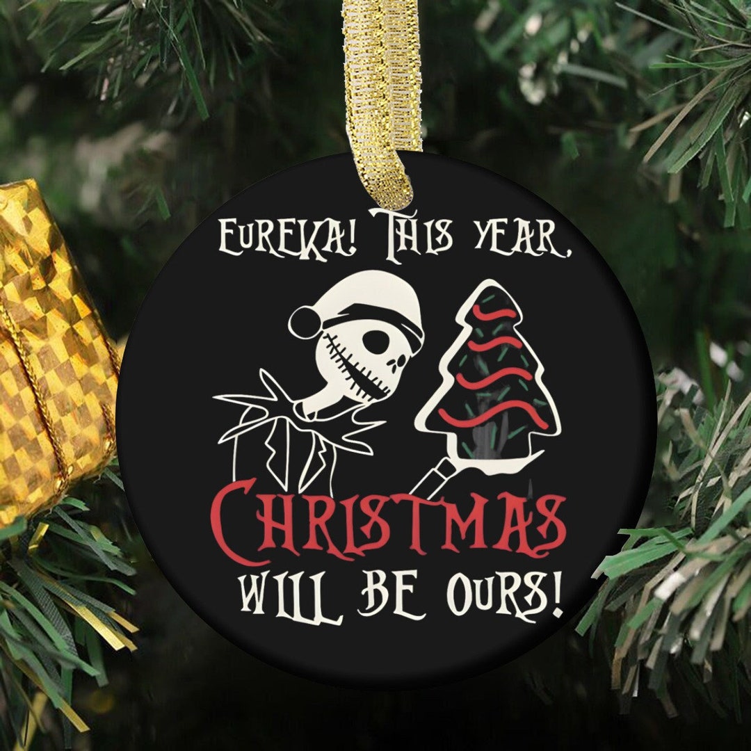 Jack Skellington Nightmare Before Christmas Ceramic Ornament Gothic