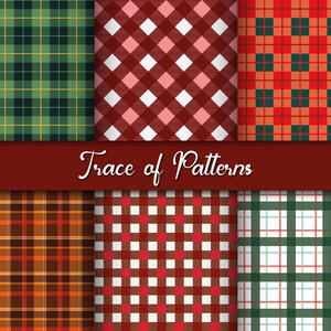 From pillows to T-shirts, towels to mugs. 6 plaid patterns ready for your holiday gifts. Just imagine, print!