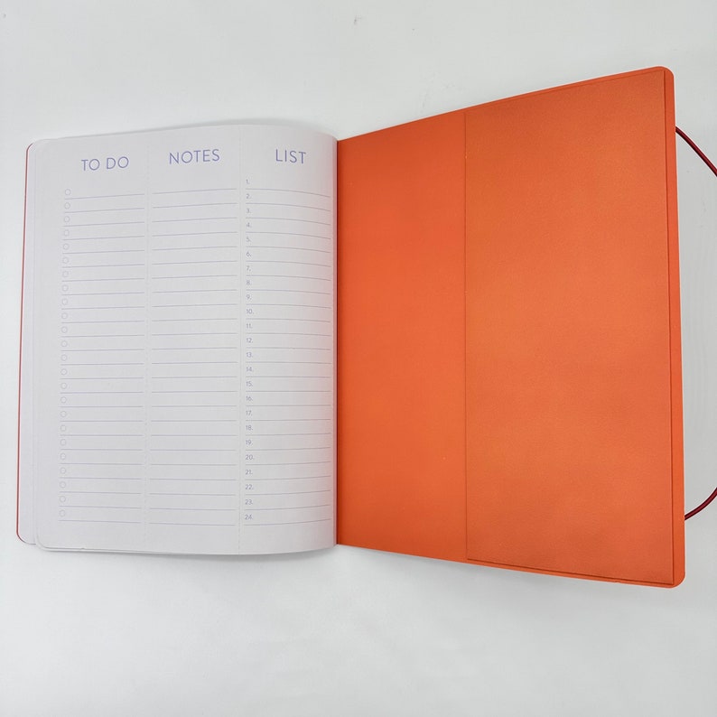 2025 Monthly 17 Months Planner Orange Circle Studio mushroom Merriment