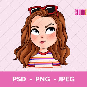 Stranger PSD, Max Mayfield, MADMAX, Jpeg en Png kunnen digitaal worden gedownload