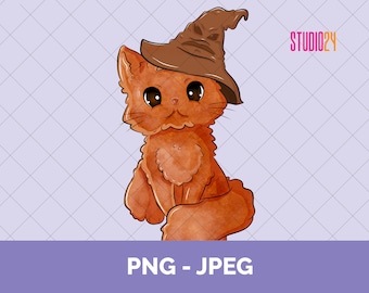 Hp cat Grattastinchi, cappello di smistamento, JPEG e PNG per il download digitale
