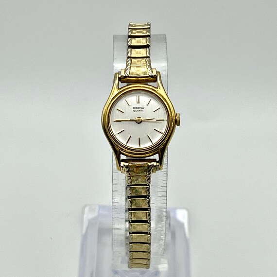 Seiko Vintage Ladies Round Gold Petite Flexible Bracelet Ladies Watch Working Etsy Canada