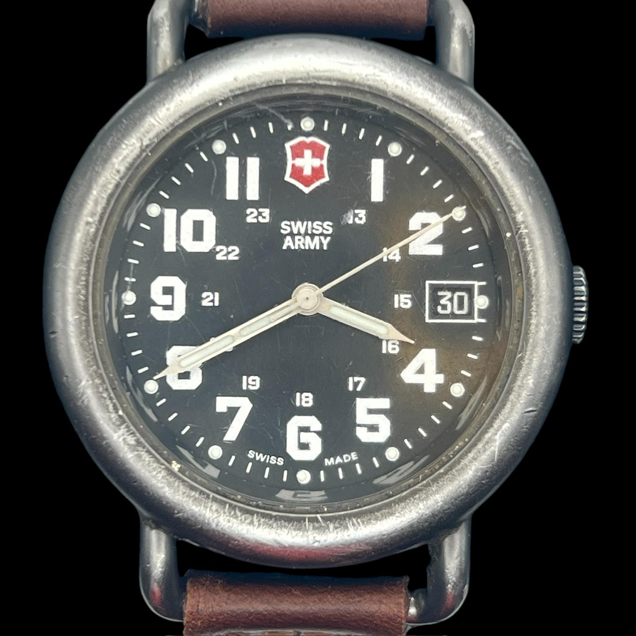Vintage Victorinox 1997 Unisex Swiss Army : Cavalry Gun Metal 37MM 