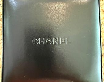 Vintage Chanel J12 Empty Watch Box, Black Leather, Retailer Card and Manual Included
