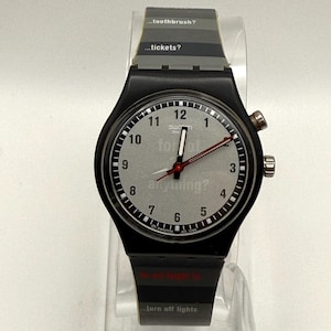 Vintage Swatch 2000 Unisex Loomi Packing List  Swiss made Watch Working