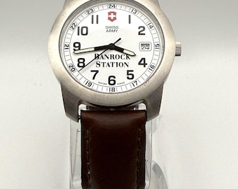 Vintage Victorinox Swiss Army Unisex Watch : Field 2003 Round 38mm Working