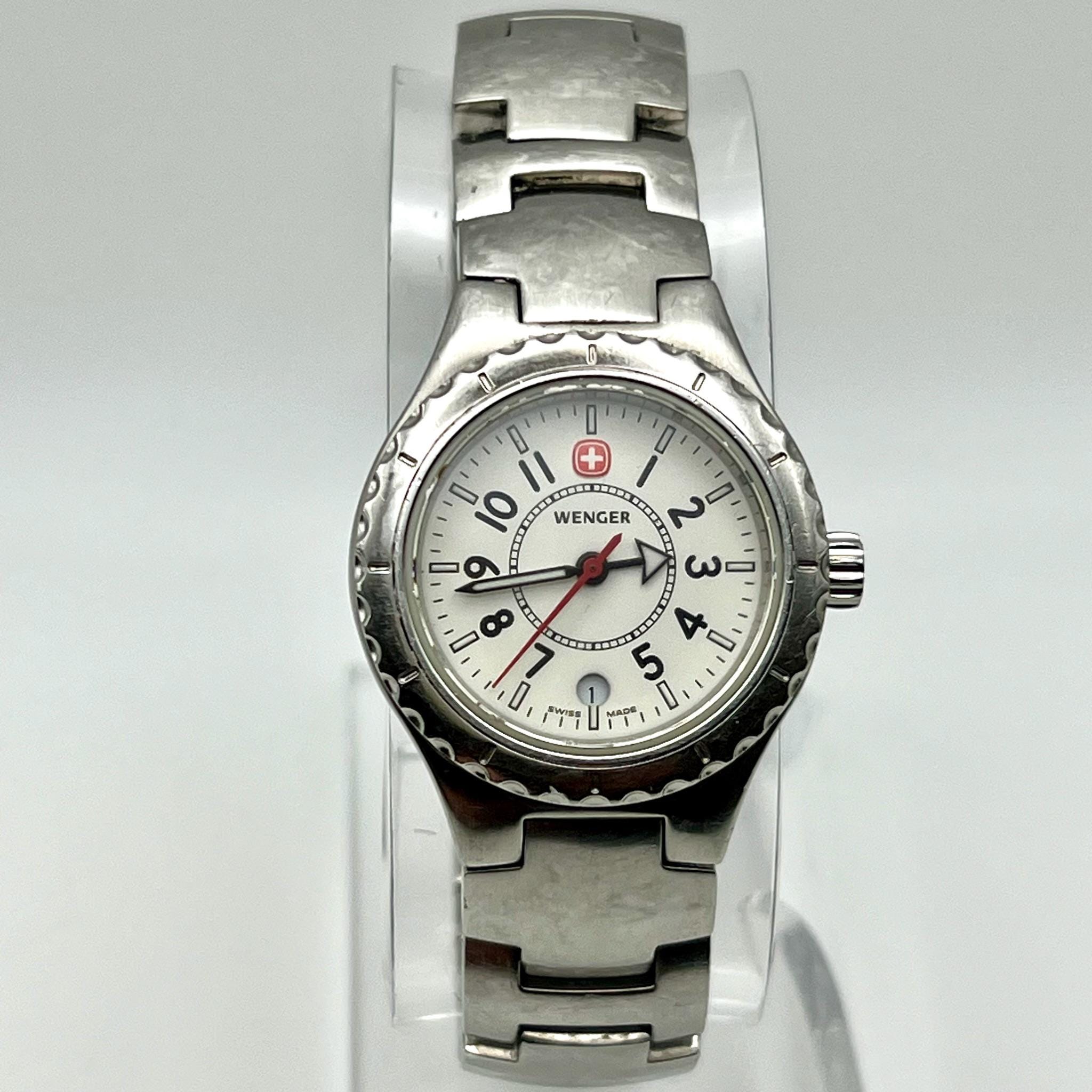 WENGER Swiss Military Woman’s Watch/used/Vintage. Vtg 1990s - Wenger Swiss Army S.A.K. Ladies 29mm Quartz  main image 2