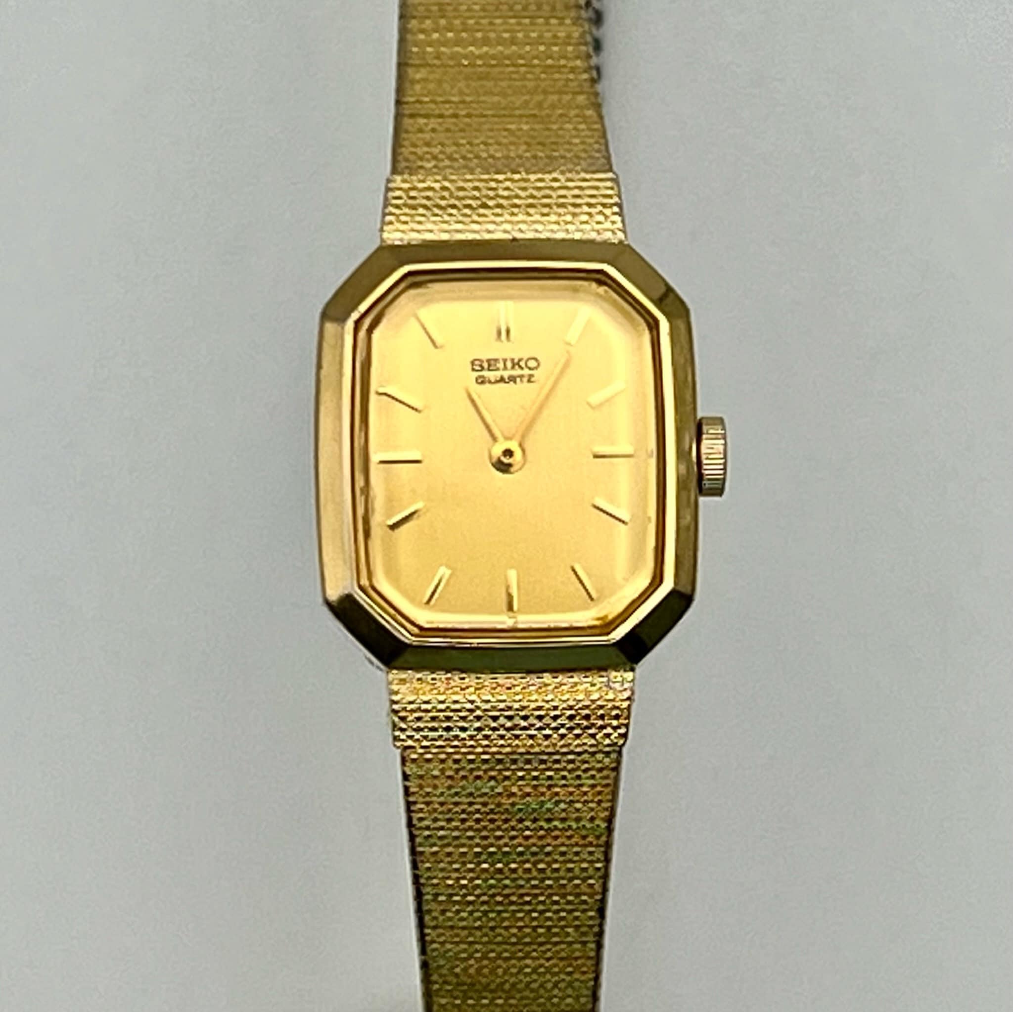 Vintage Seiko Petite Octagonal Shape Gold Tone Watch Working - Etsy