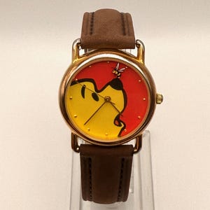 Vintage Disney 1980s Winnie the Pooh Collectable Ladies Watch Working