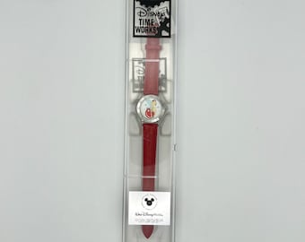Orologio da donna vintage anni '90 NWT: orologio da collezione in edizione speciale Trilli rosso funzionante