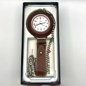 Victorinox Swiss Army Vintage in Box 90s Original Pocket Watch Working Etsy UK