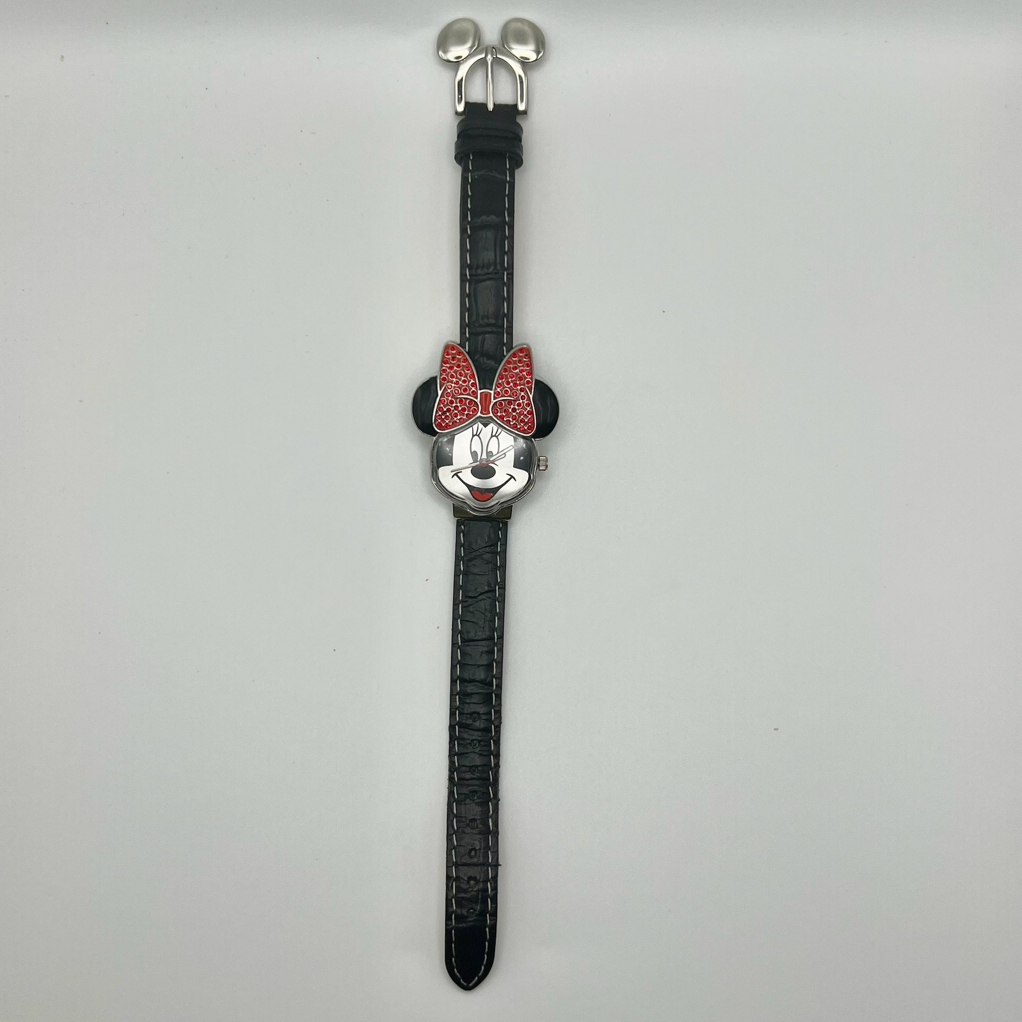 Vintage Disney Minnie Mouse Ladies Watch : Happy Red Stone  display picture 2