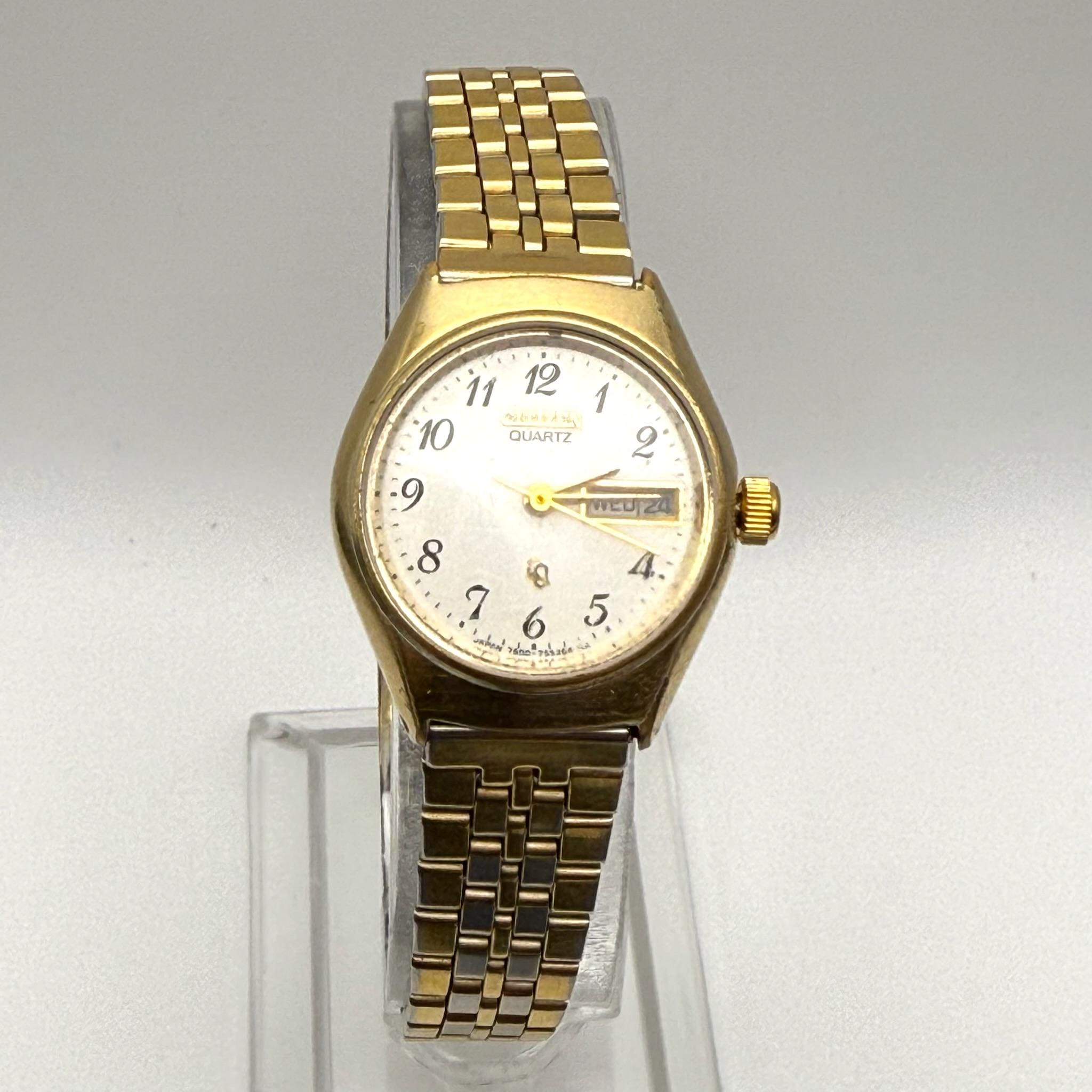 Vintage Citizen Ladies Watch : Rare Quartz Crystron 22mm  display picture 1