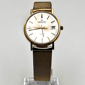 Hamilton Vintage 1960&#39;s  Masterpiece 10K Gold Filled Men’s Watch Working