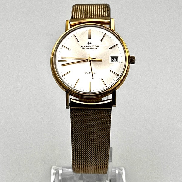 Hamilton Vintage Masterpiece 10K Gold Filled Men’s Watch Working