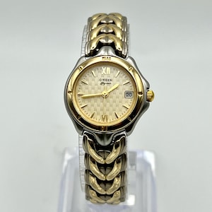 Vintage 1990's Citizen Elegance Ladies Gold tones watch Working