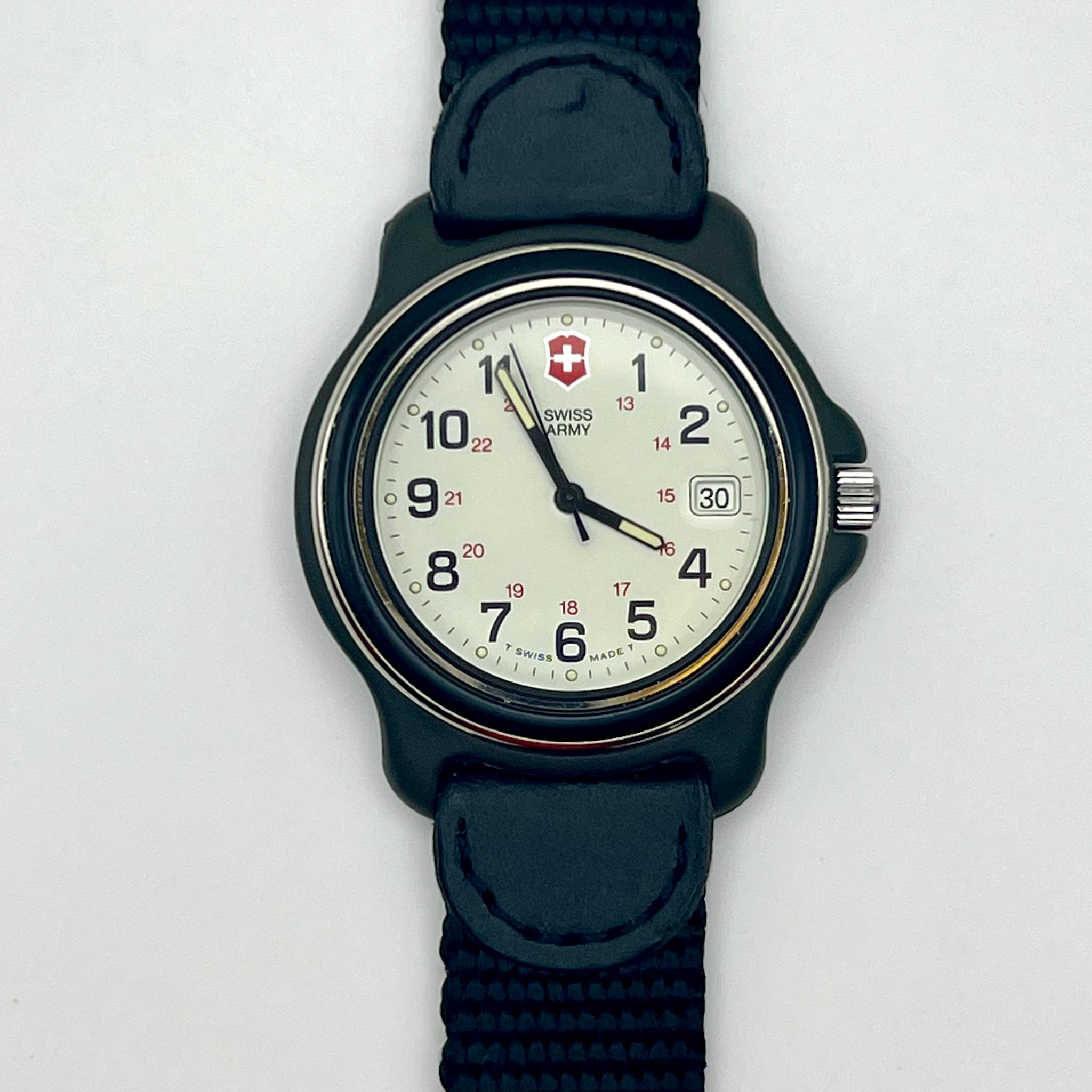 Vintage 90\'s Victorinox Swiss Army IOB Ladies Watch Delta Field Working Vintage Victorinox Swiss Army Womens Delta Field Brown  main image 2