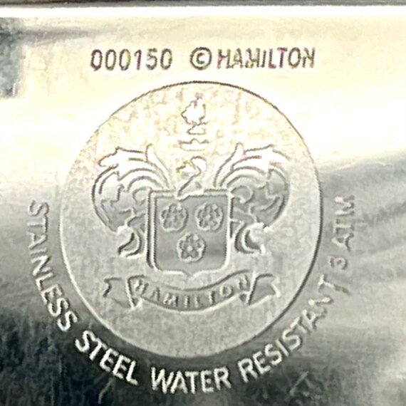 Hamilton Vintage Silver Rectangular Ladies Watch … - image 8
