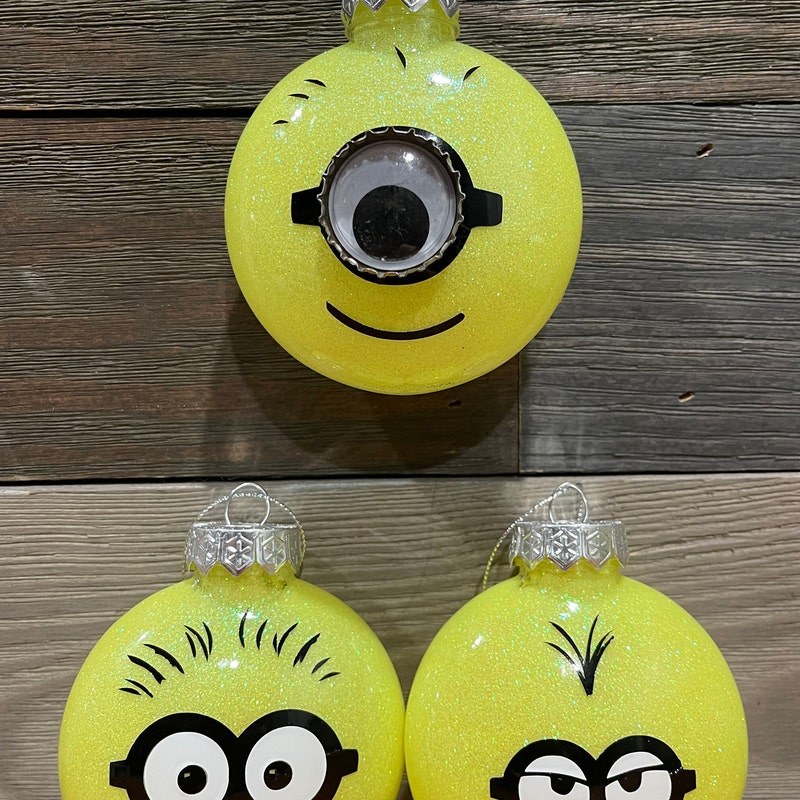 Minion Ornaments - Etsy