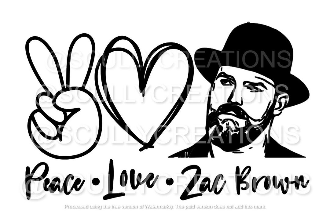 Zac Brown Decal - Etsy
