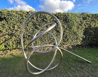 Stainless steel sculpture / garden art / supersize