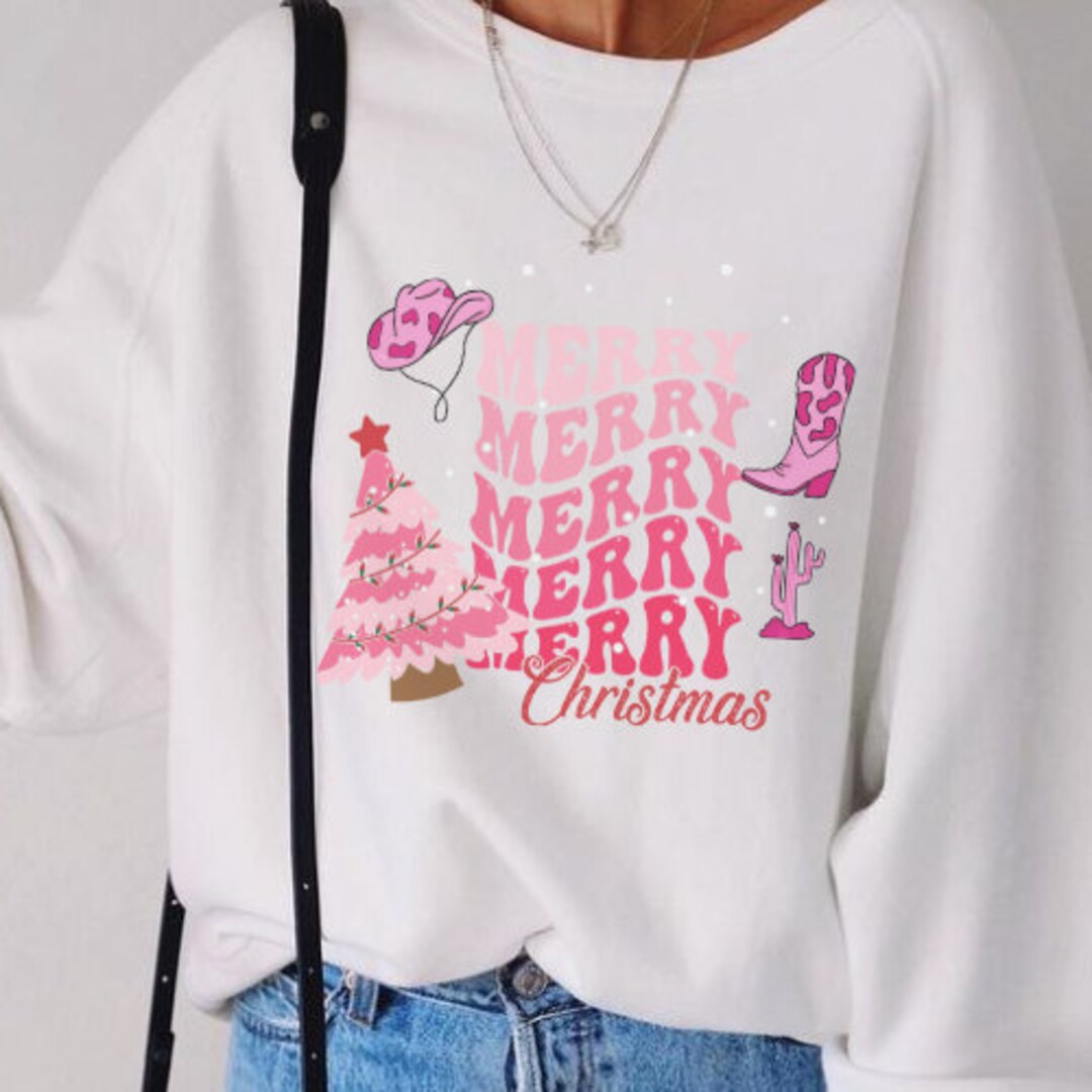 Floral Pony Festive Sweater