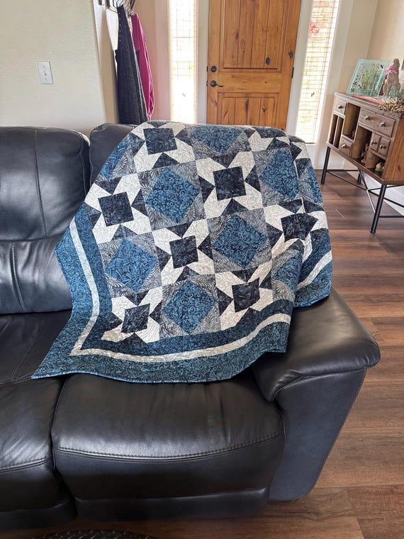 Eclipse Throw Size Quilt 52"x68”