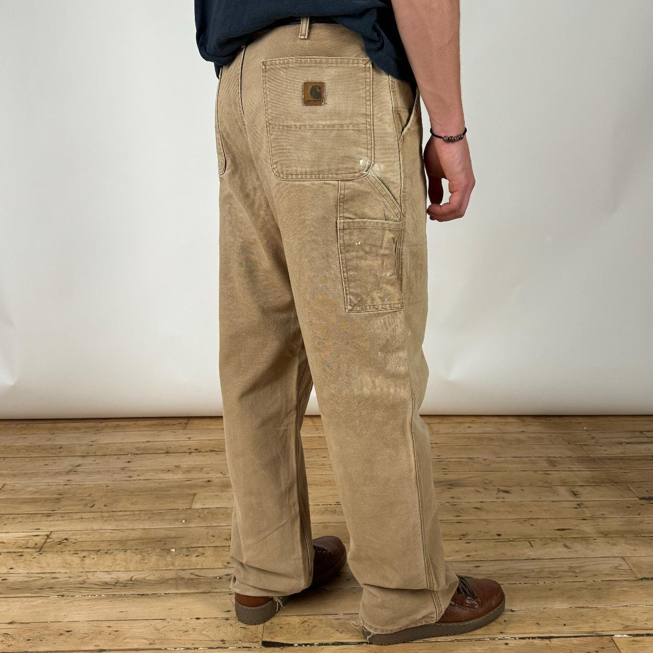 90s Dickies Carpenter Pants 36 X 32, Vintage Brown Cotton Jeans Cargo  Trousers Heavy Duty Unisex Denim Workwear, Large XL 