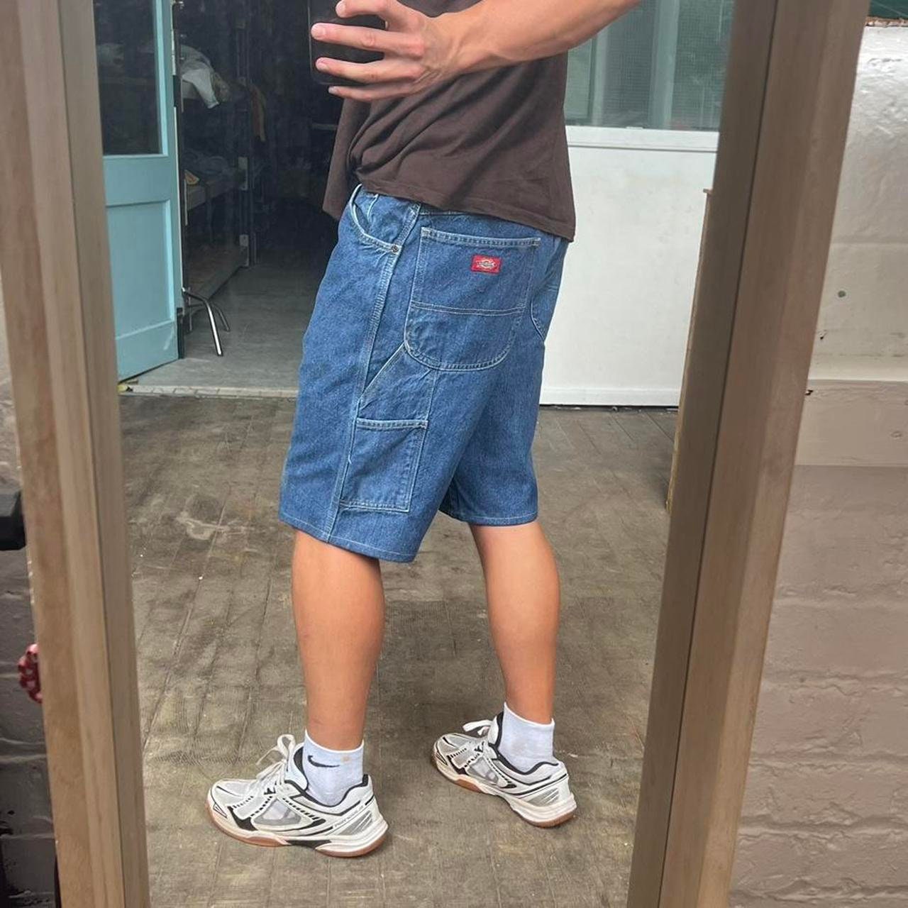 denim carpenter shorts