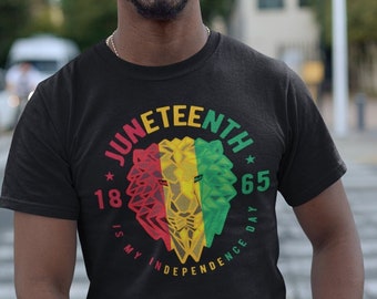 Juneteenth shirts, black history shirts, black history month tees, I am black history, unapologetically, 1865 is my Independence Day t-shirt