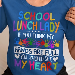 Lunch Lady Shirt, Lunch Lady Gifts, Cute School TShirt, Coworker Gift Shirt, Cafeteria Crew Tee, Coworker Graphic Tees, First Day of School
