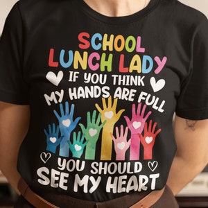 Lunch Lady Shirt, Lunch Lady Gifts, Cute School TShirt, Coworker Gift Shirt, Cafeteria Crew Tee, Coworker Graphic Tees, First Day of School