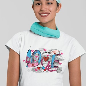 Love shirt, nurses shirt, nursing t-shirts, medical assistant shirt, ma, arnp, advanced practice registered nurse, nurse practitioner tees