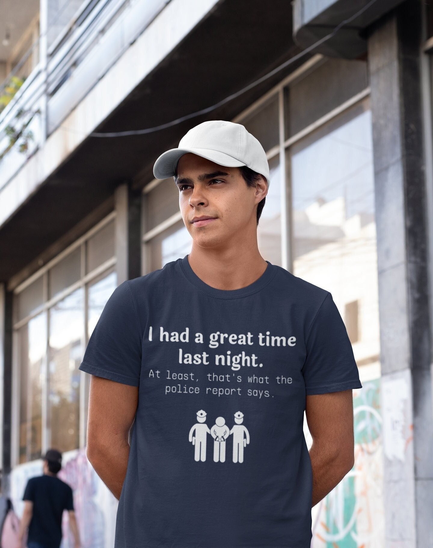 Funny Police Report T-shirt: Joke Arrest Tee - Etsy