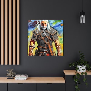 Geralt of Rivia - The Witcher - Canvas for Gallery Wall - Wall Art
