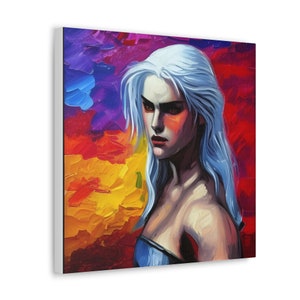 Ciri - The Witcher - Canvas for Gallery Wall - Wall Art